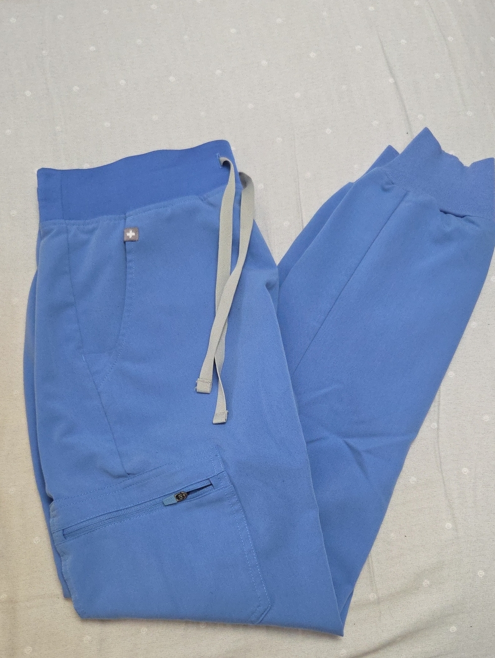 FIGS Women's Zamora Jogger Scrub Pants, Ciel Blue, Size Small